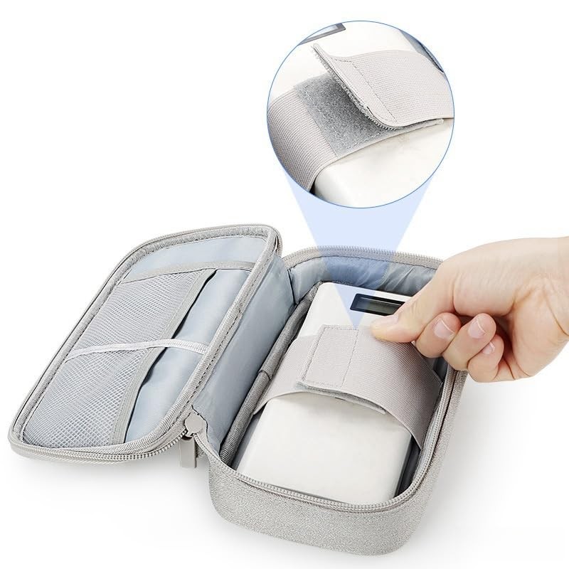 Portable Tech Accessories Organizer – Travel Cable, Charger, and Gadget