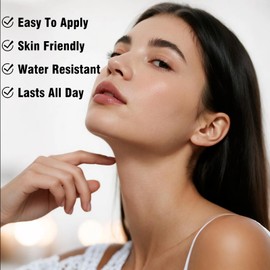 Neck Lifting Tape, Instant Firming and Tightening Bands for Face and Neck, Waterproof and Breathable, All Day Wear，Invisible Face Lifter Tightening Tapes Patch for Jawline, Double Chin & Turkey Necks