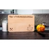 Wooden Breakfast Board with Engraving for Grandpa as a Gift
