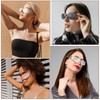 GGSTDDUP 3 Pairs Y2k Sunglasses for Women Men, Fashion Metal