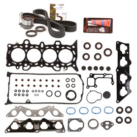 Mizumo Auto MA-4216975934 Head Gasket Set Timing Belt Kit Compatible With/For 01-05 Honda Civic 1.7 D17A2 D17A6