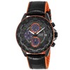 Angel Clover Men’s Wristwatch, Mond Solar, orange