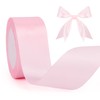 Gift Ribbon Pink 40 mm Satin Ribbon 23 Metres Ribbon Pink for Gift Wrapping Silk Ribbon Pink Gift Ribbons for Bouquets Fabric Ribbon for Baby Party Decoration Satin Ribbons