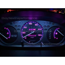 newlineperformanceLED Pink LED Cluster Bulb KIT for Honda Civic Ek No RPM CX DX GX 1996-2000