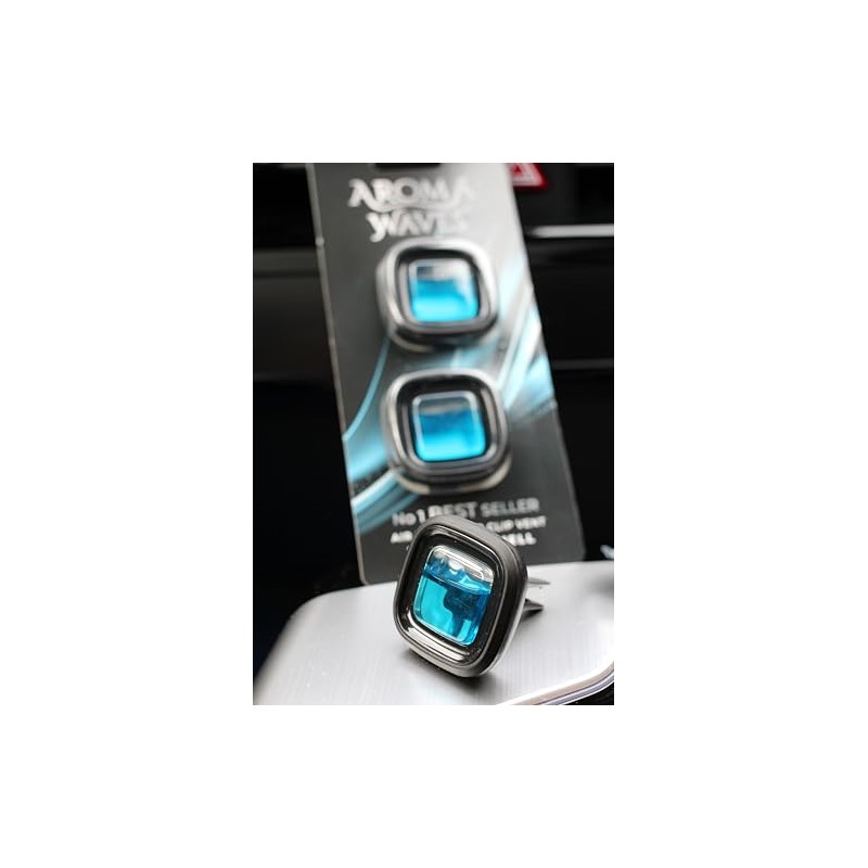 Aroma Waves Fresh New Car Air Freshener Clip-on Car Vent