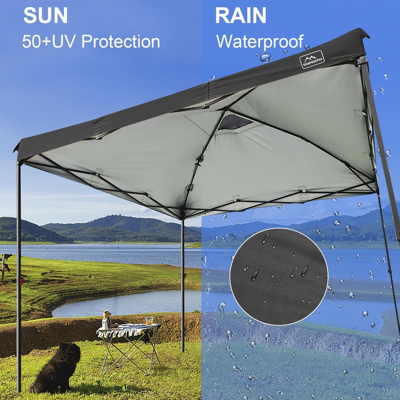 KAMPKEEPER Replacement Top Pop Up Canopy Tent Cover Roof with