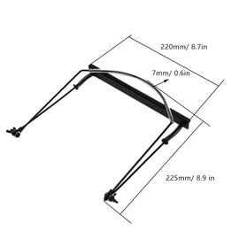 24 Hole Harmonica Stand Metal Adjustable Harmonica Holder Neck Bracket Wind Instrument Accessories (24 holes black)