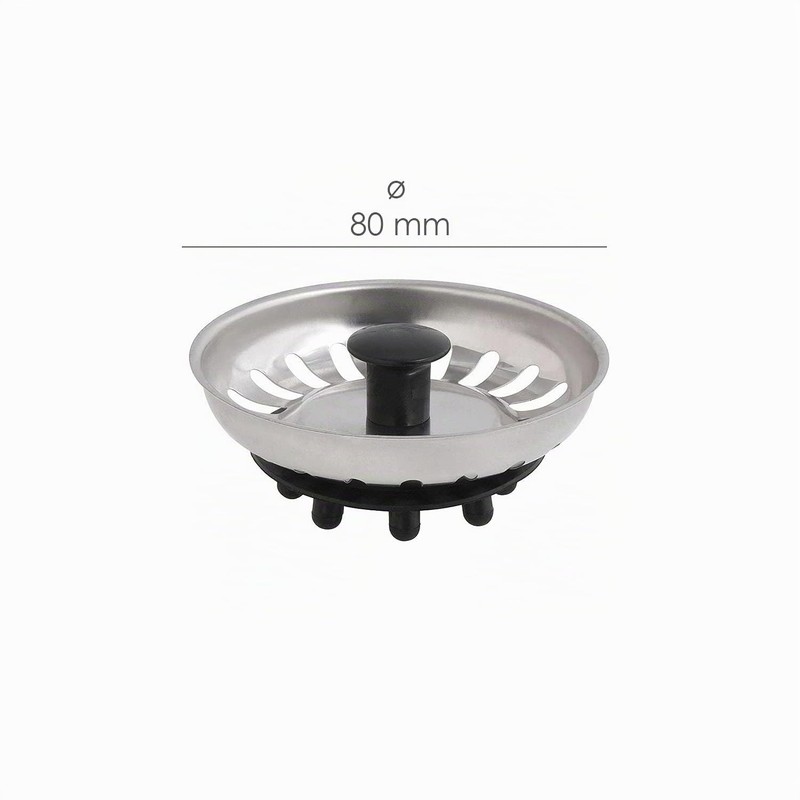 Wolfpack 4110650 stopper/drain plug, stainless, T-93-115 1 1/2