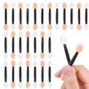 LOPHE Sponge Eyeshadow Brush, 50 Stück Mini Lidschatten Applikator, Lidschatten