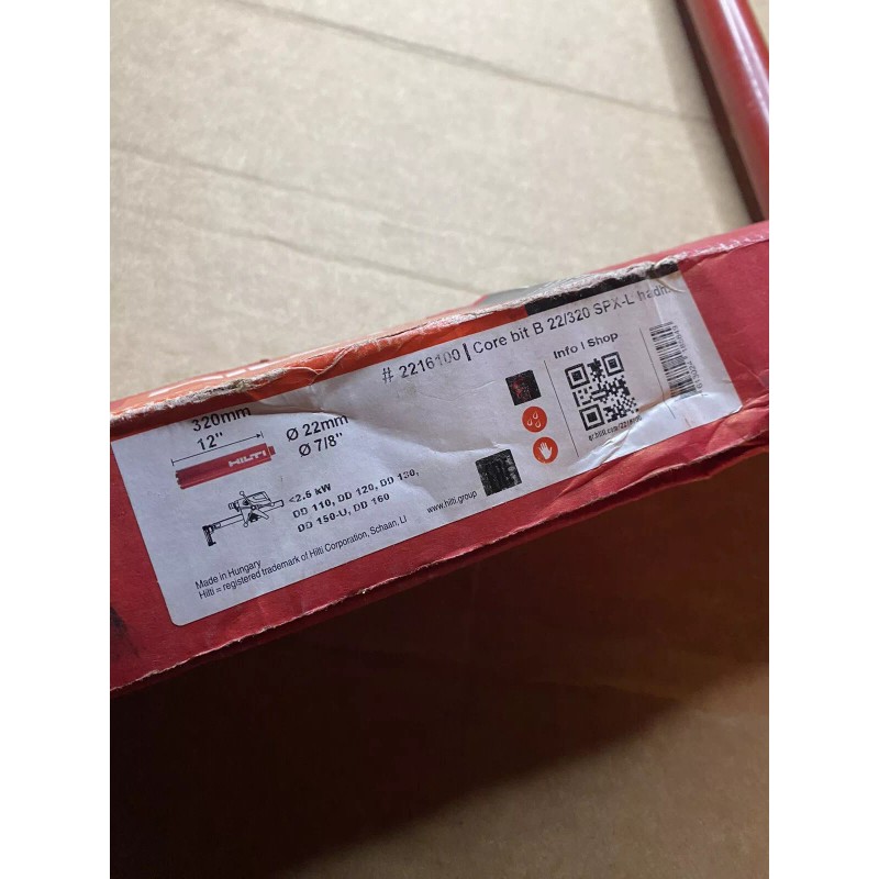 Hilti Diamond Core Drill Bit 22mm X 320mm 22/320 SPX-L