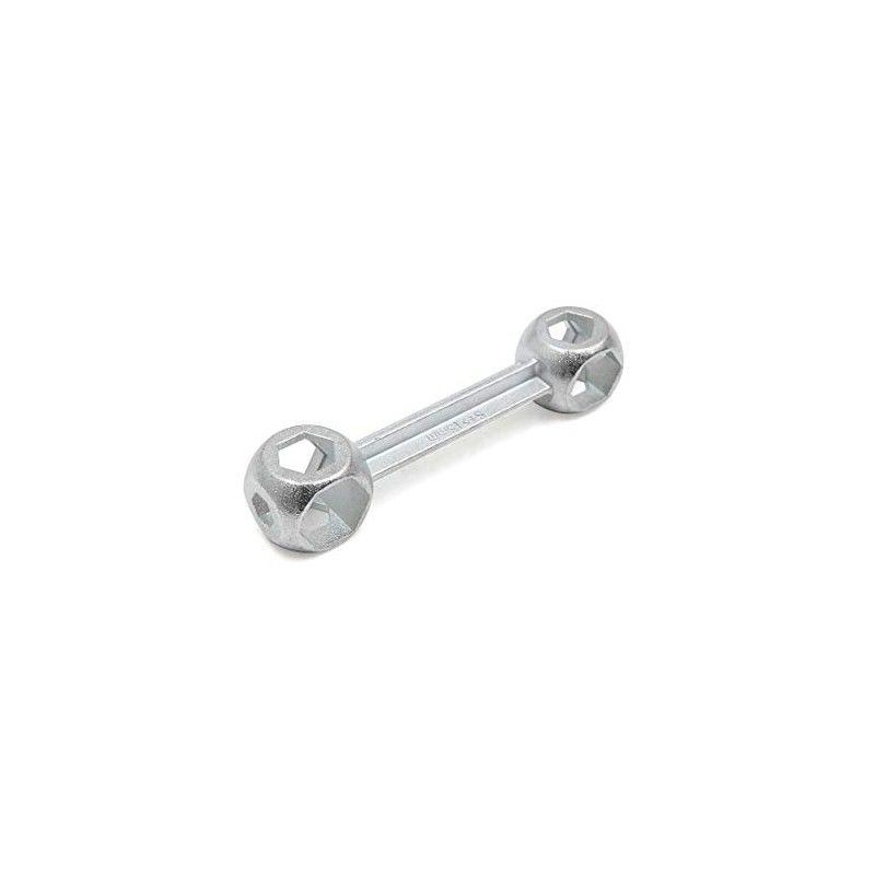 sourcing map Dumbbell Shaped 6mm-15mm Hex Socket Bicycle Bike Wrench