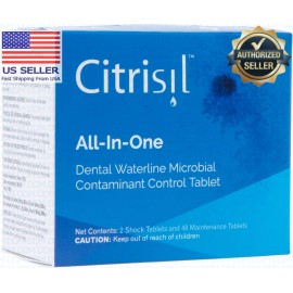 Sterisil Citrisil Dental Waterline Cleaner Blue for 1 Liter Bottle 50/Pk #C50-B