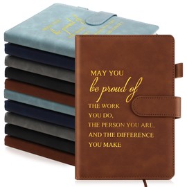 Roowest 20 Pcs Volunteer Appreciation Gifts A5 Thank You Notebooks May You Proud of The Work Journals Bulk Employee Appreciation Gift for Team Teachers Coworker Secretary Social Worker(5 Color,Proud)