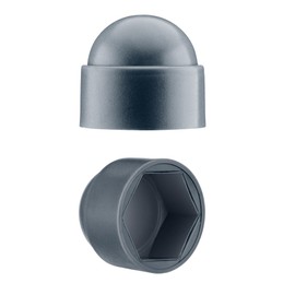 Protective Caps For Screws / Allen Keys - Screw Caps / Plugs - Post Caps, anthracite, bolt nut cap