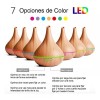 FUTUREM Humificador Difusor Aroma De 500ml Led Madera + 12