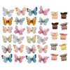 DOOCECIY 24 PCS Butterfly Hair Clips, Colorful Girls Hair Clips