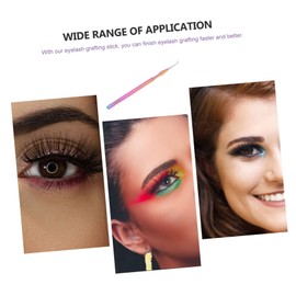 FOMIYES 3pcs Eyelash Stick Grafting Lashes Lift Tool Eyelash Extension Tools Eyelash Extension Mascara Eyelash Grafting Tool Lifting Stick Eyelash Support Stainless Steel Cosmetic Product