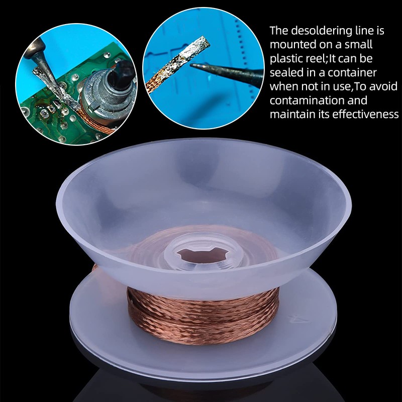 Solder Wick 1/8 Inch（3mm) Desoldering Wick Solder Braid Desoldering Braid,