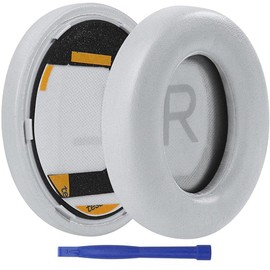 NC 700 Ear Pads for Bose 700 Headphones, BUTIAO Protein Leather Memory Foam Earpads Replacement Ear Cushion Pad for Bose 700 NC700 Noise Cancelling 700 Headphones (Light Gray)