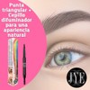 JYE Lapiz para Cejas, Maquillaje para Cejas, Pincel Color negro