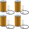 4PCS 15521-43160 Fuel Filter Compatible with Kubota L2250 L275 L3010
