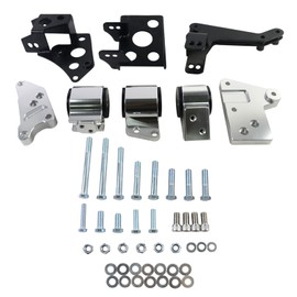 Bario Engine Mount Kit K-Swap Mount Kit Replacement for Hon-da Ci-vic 1.6L 1996-2000 K20 K24 K-Series # EM-1008 430476S1