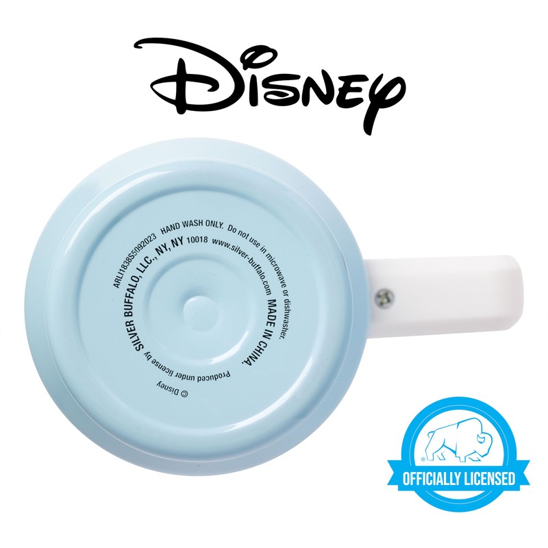 Silver Buffalo Lilo and Stitch Palm Sketch Pattern Stainless Steel