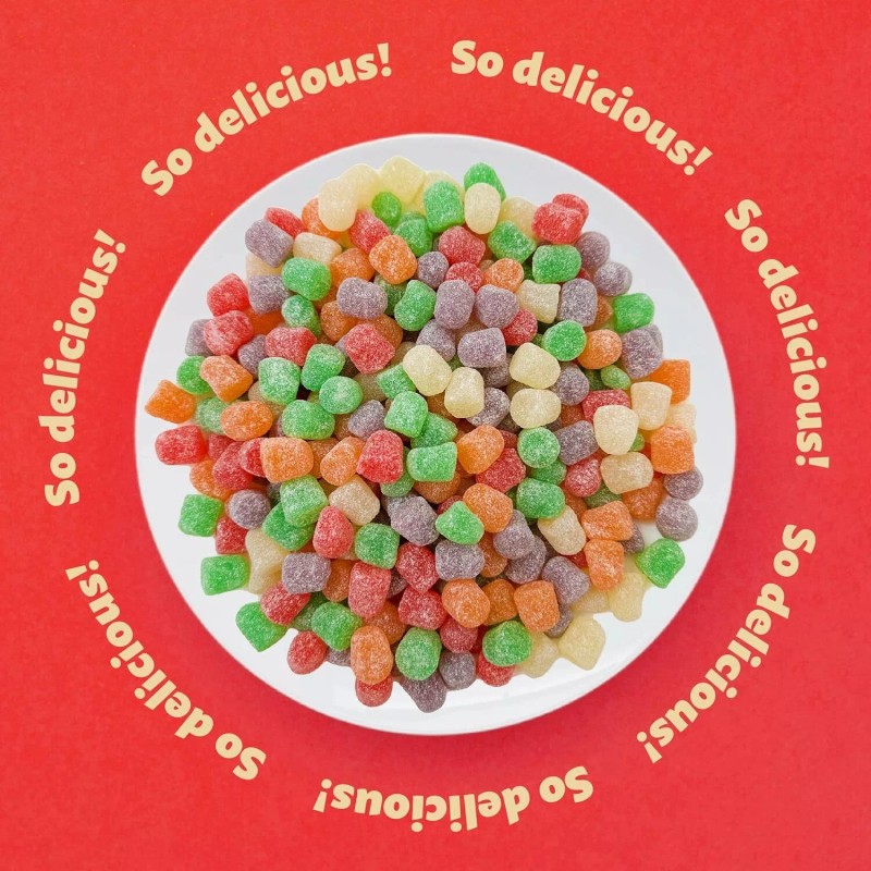 iLike! Spice Drops Jelly Candy, Assorted Flavors, 2-Pound Bag