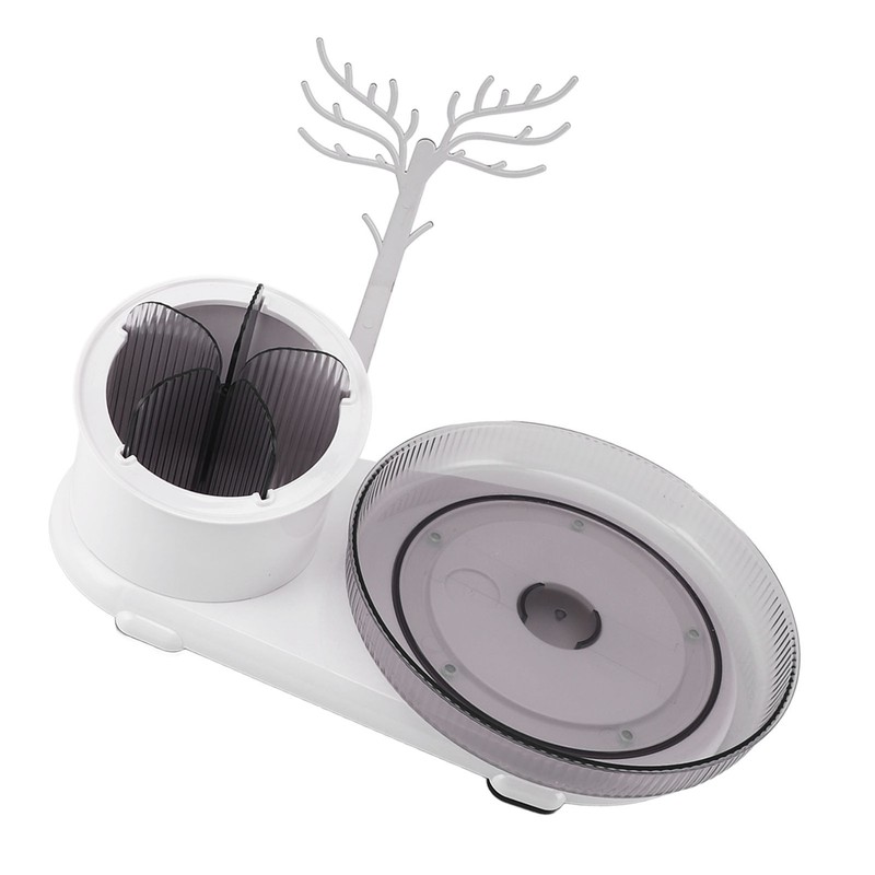 Makeup Organizer 360 Degree Rotating Makeup Brush Organizer Jewelry Display