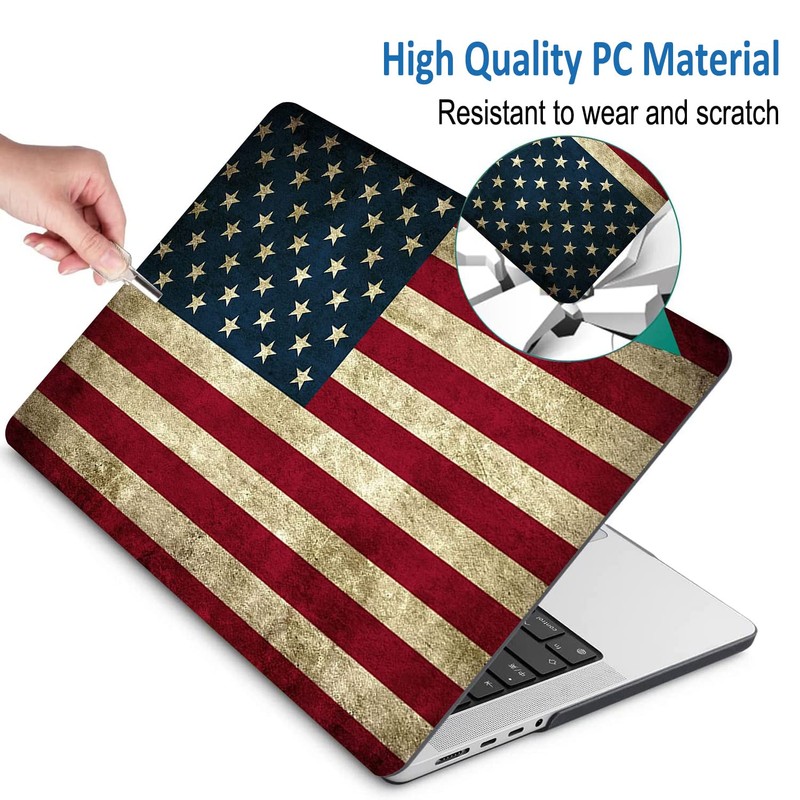 QCzyc Compatible with MacBook Pro 14 inch Case 2021-2024 Release