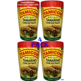 Tamicon Tamarind Paste 100% Natural 14 oz - 4Pack