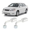 10 Pcs 3/8in Air Conditioning 90 Degree Beadlock Aluminum AC