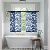 XTMYI 30 Inch Length Small Curtains for Bathroom Window Rod