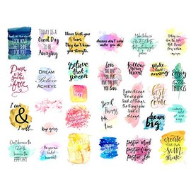 Seasonstorm Watercolor Text Greeting Words Aesthetic Diary Travel Journal Paper Stickers Scrapbooking Stationery