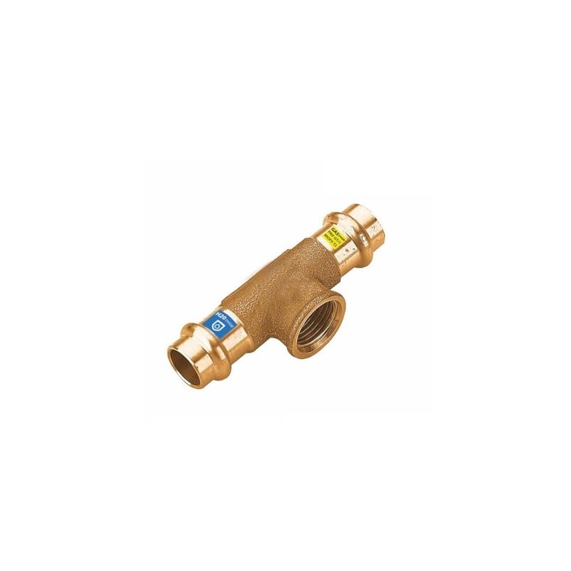 SANPRO CUPRESSK Press Fitting Copper T-Piece Internal Thread Contour V