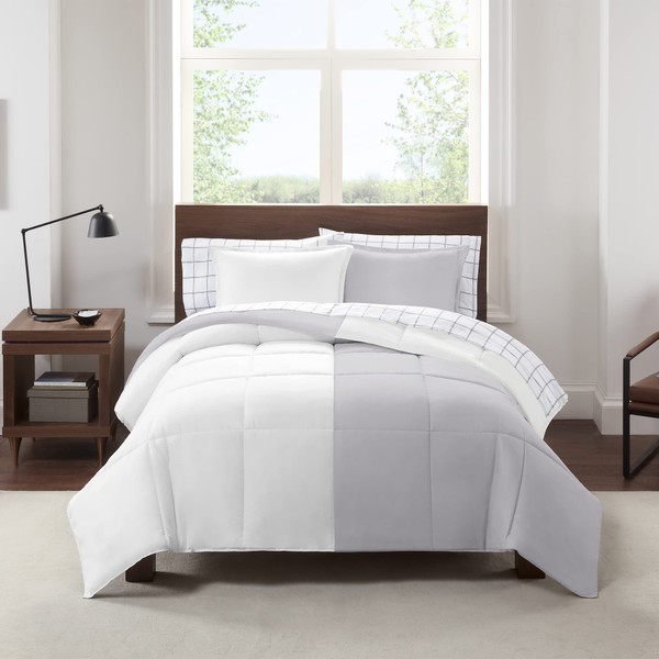 Serta Simply Clean Complete 7 Piece Hypoallergenic Reversible Bed in
