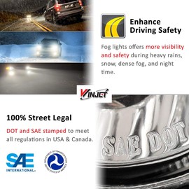 Winjet WJ30-0411-12 OEM Series for [2015-2017 Subaru WRX] Driving Fog Lights + Switch + Wiring Kit