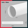 KOTARBAU® Ventilation Pipe 1000 mm Round Duct Diameter 125 mm