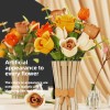 Unbranded 868PCS Rose Bouquet Building Blocks Eternal Flower Vase Model