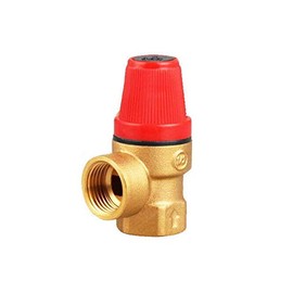 Safety Valve Relief Valves Brass Pressure Reducing Valve for Water, Oil,Non-Corrosive Non-Flammable Gas (3/4" Female, 3Bar)
