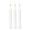 Ner Mitzvah Classic White Taper Candles – 7 Inch Candles