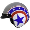 Fulmer, 3534523, Adult Open Face Helmet DOT Approved 353 EON