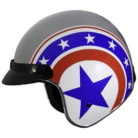 Fulmer, 3534523, Adult Open Face Helmet DOT Approved 353 EON - Tribute, M