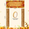 SmoothNovelty 3 Pcs Fall in Love with Jesus Porch Sign