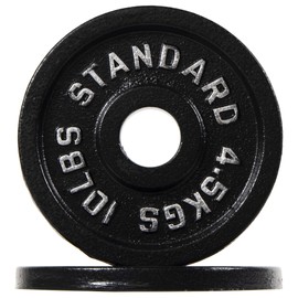 BalanceFrom Cast Iron Olympic 2-Inch Weight Plate, Pair