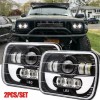 Unbranded For Jeep Cherokee XJ 1984-2001 Pair 5x7" 7x6" LED