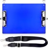 Aluminum Metal Clipboard with Detachable Adjustable Shoulder Strap A4 Double