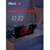 Mesqool Projection Alarm Clock, Loud Vibrating Alarm Clock for Heavy
