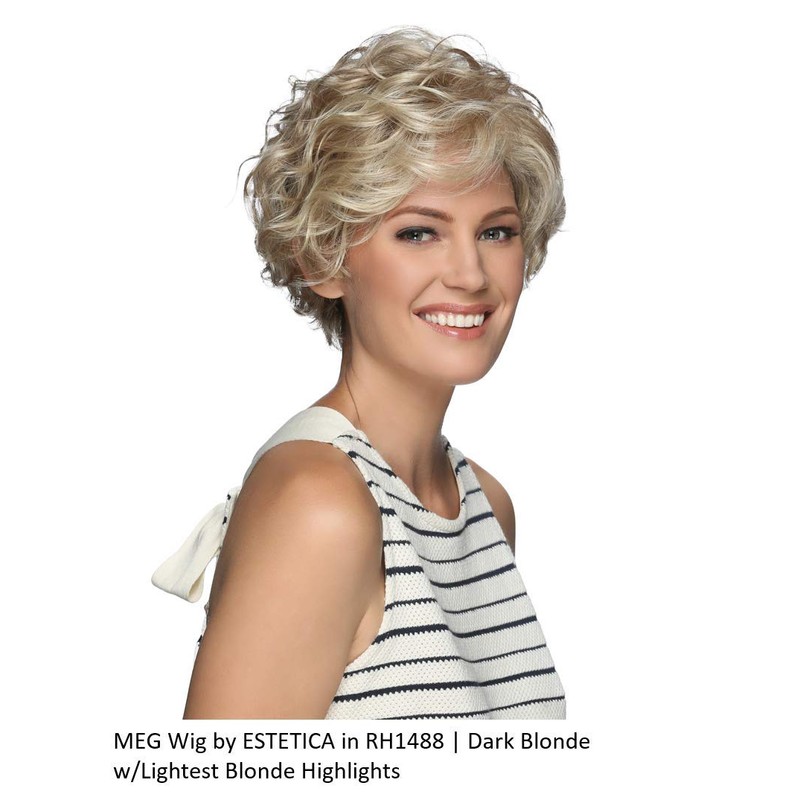 MEG Front Lace Wig by Estetica 5 Piece Bundle: Wig,