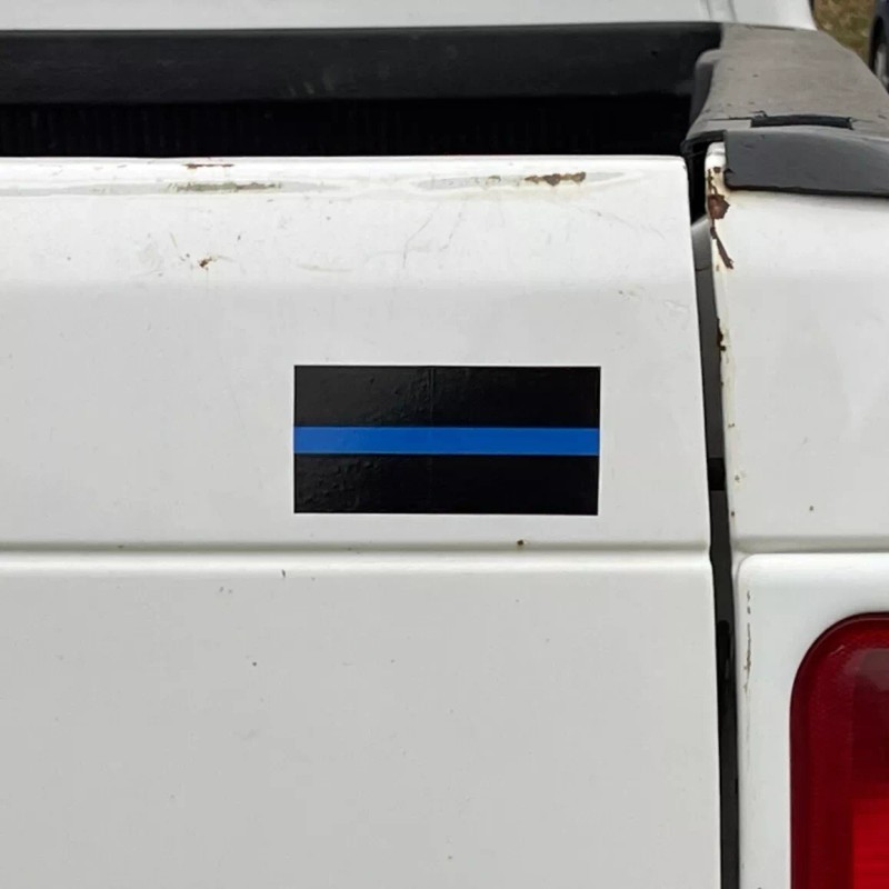 Gill Thin Blue Line Decal - Bumper Sticker or Window